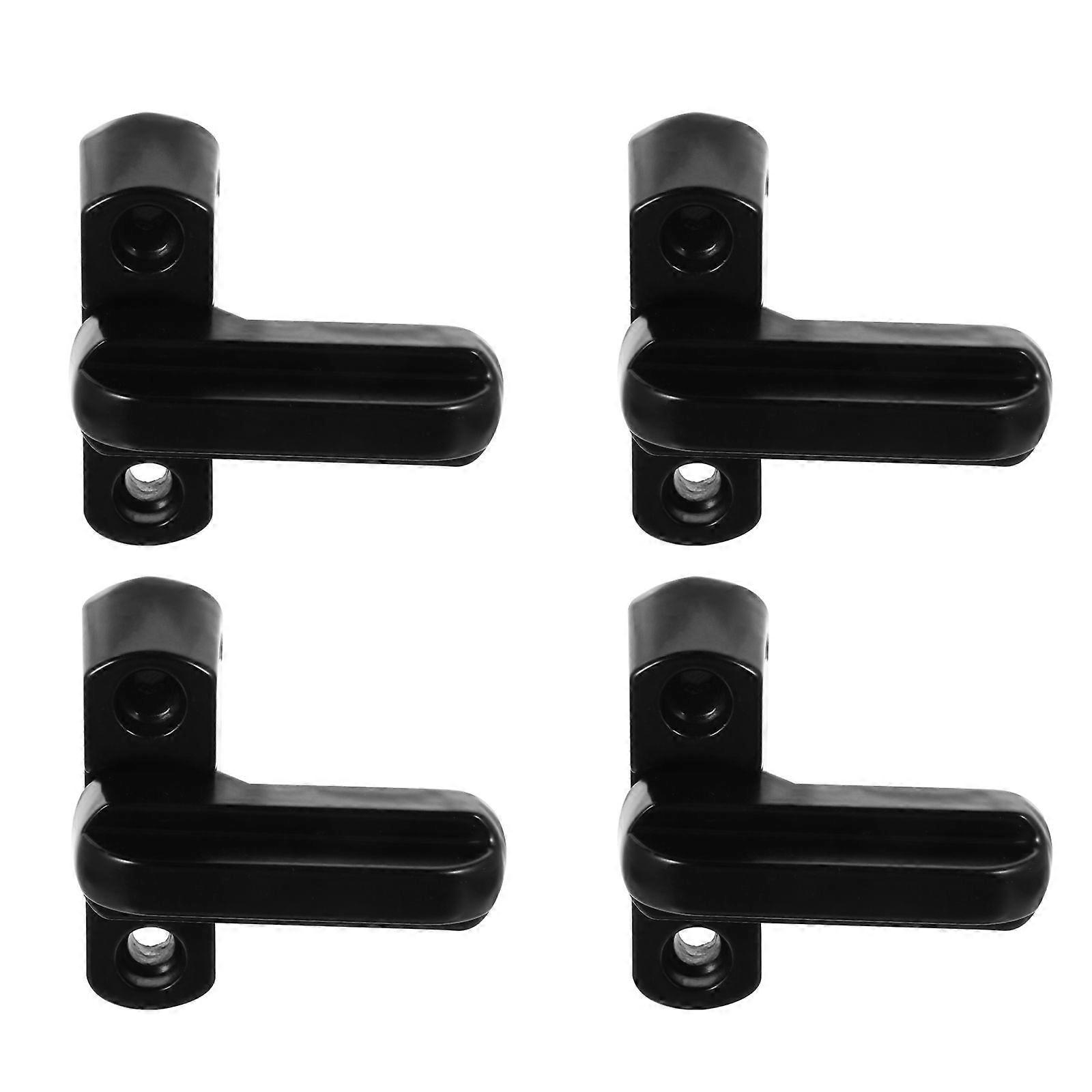 4pcs T Shaped Zinc Alloy Window Lock Extra Security Window Lock Locks