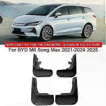 For BYD M6 Song Max 2021-2024 2025 Car Styling ABS Car Mud Flaps Splash Guard Mudguards MudFlaps Front Rear Fender Accessories-xj