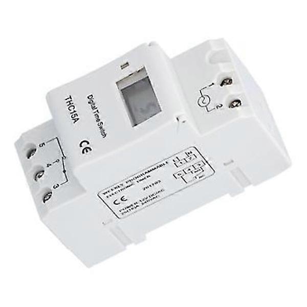 Timer Switch Durable ABS LCD Display Rechargeable Battery Timing Settings for Power Equipment