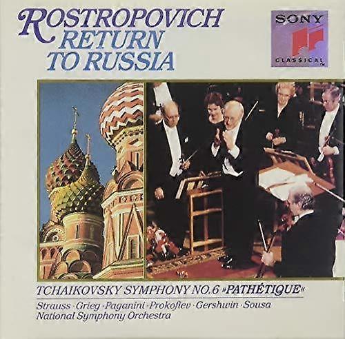 Rostropovich - Return to Russia  [COMPACT DISCS] USA import