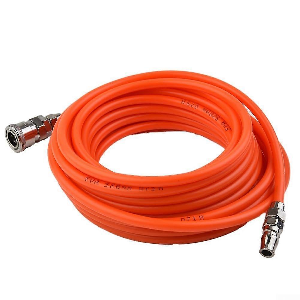 Pneumatic straight air compressor pump hose in size 5 x 8 mm with reliable connections (RED10M)