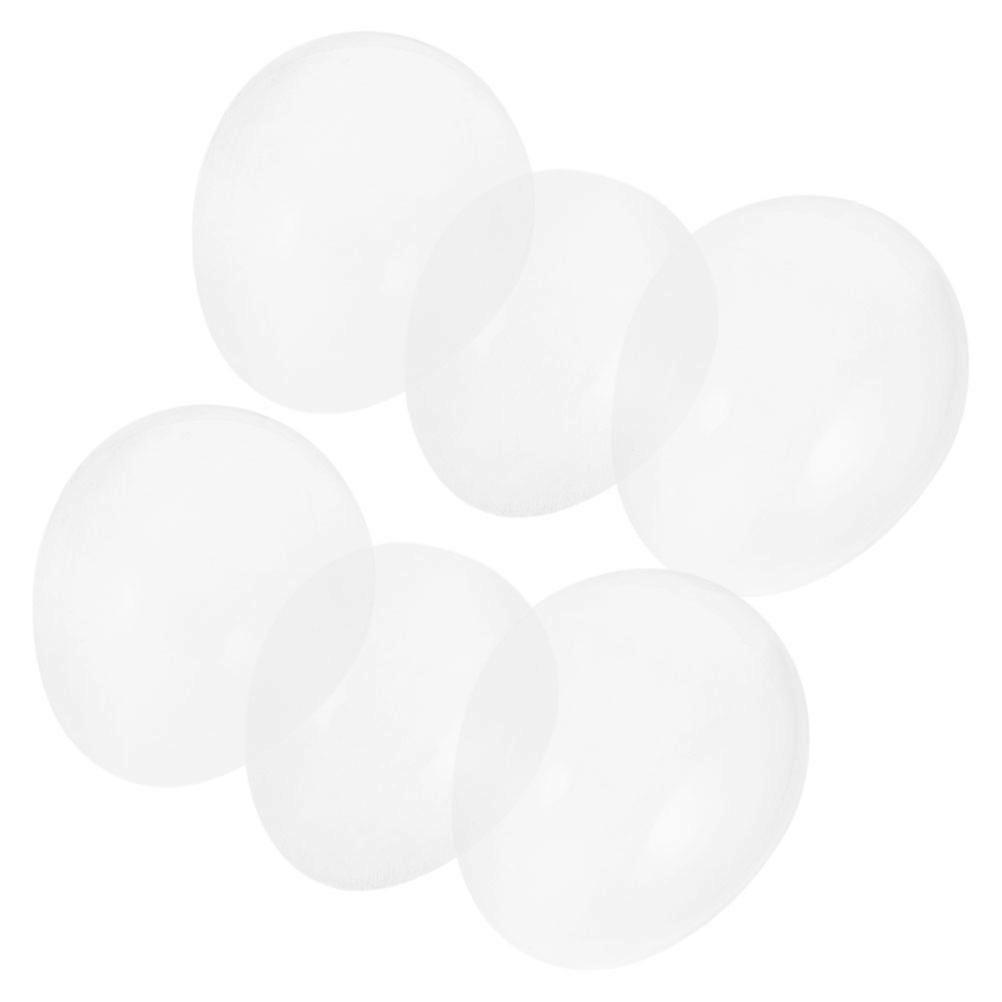 6pcs Durable Dome Wig & Hat Display Stands for Accessories Storage