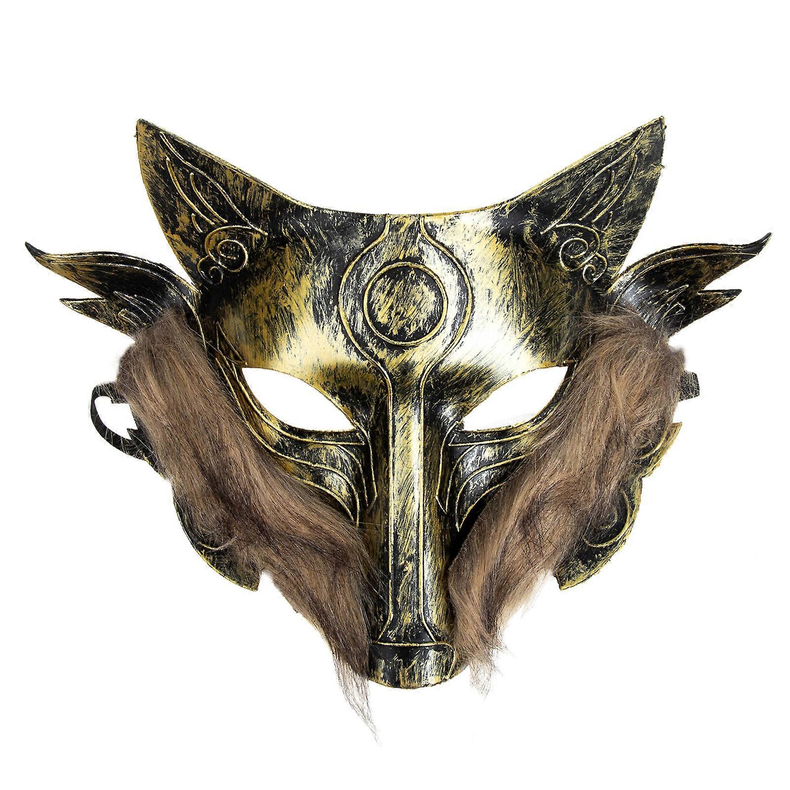 Halloween Mask Wolf Head Mask for Wearing 2Pcs Scary Wolf Masks