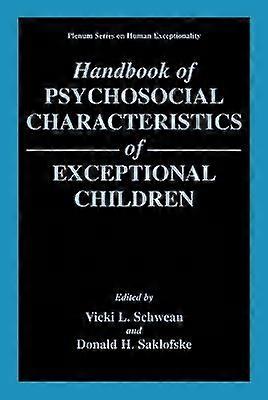 Handbook of Psychosocial Characteristics of Exceptional Children
