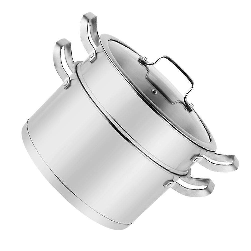 Creative Cookware Large Stock Pot High Temperature Resistance Ideal For Home Cooking 33X27X23CM 1Pcs