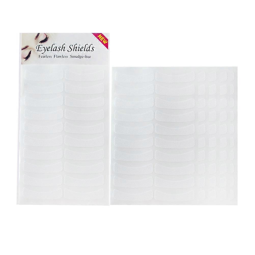 Thin Eyelash Sticker for Extension Application Nonwoven Fabric White Eye Pads Hygiene and Comfortable 3 Packs