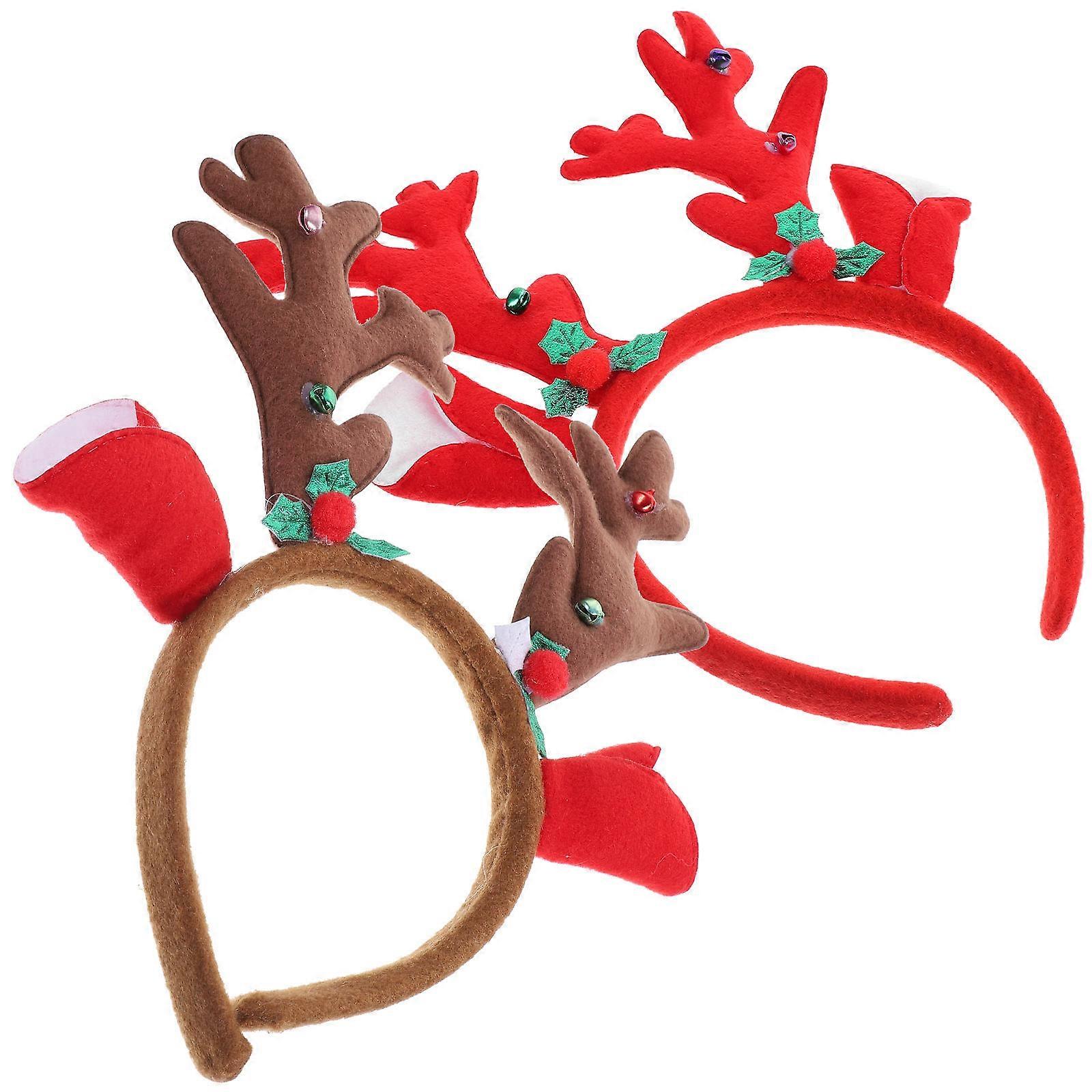 Festive Antler Hair Band Suitable For Photos Prop And Xmas Party 25X22CM 2Set