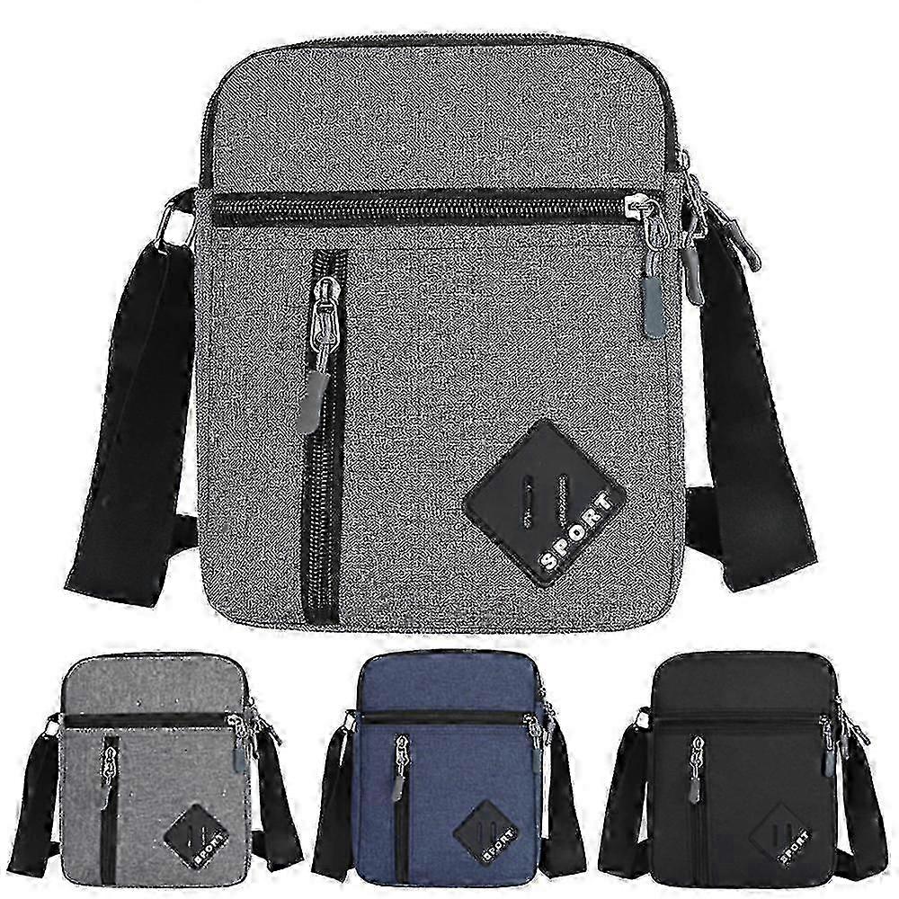 Durable messenger bag for men - waterproof and adjustable for casual use