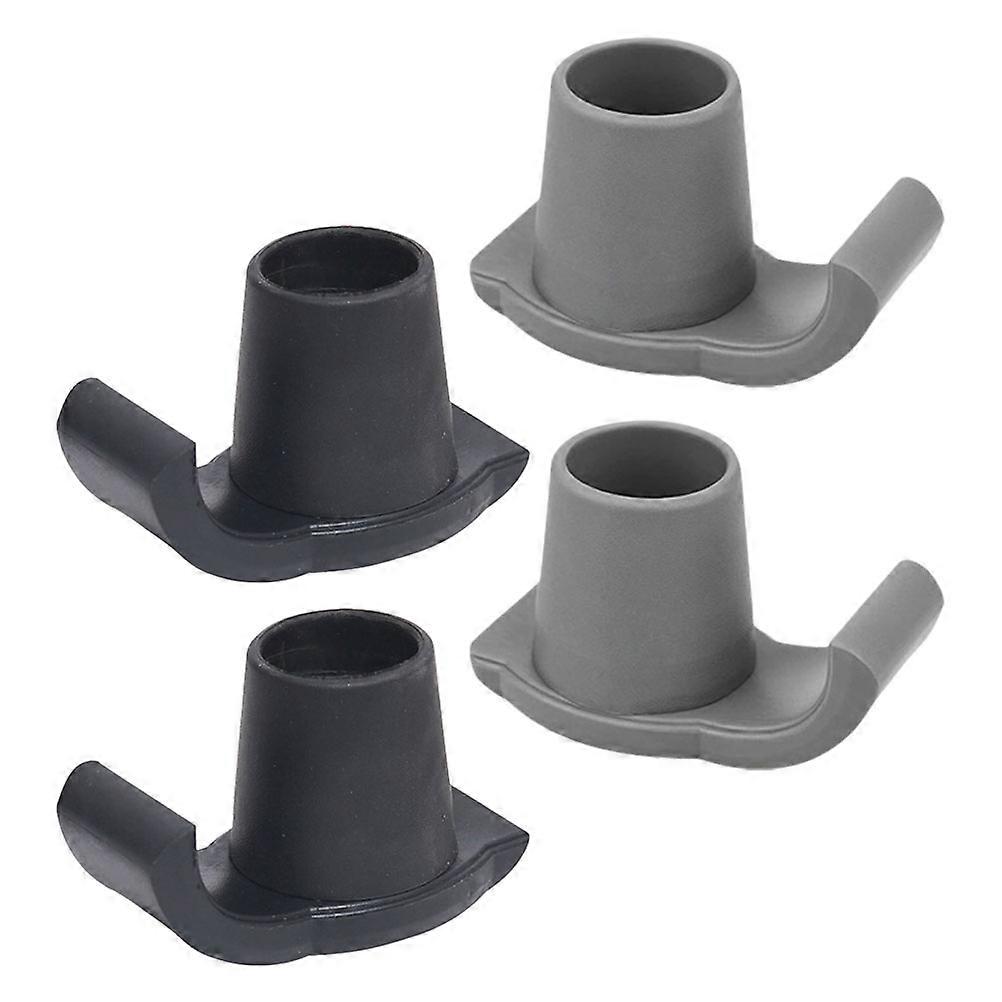 Walker Glide Skis with Comfortable Rubber Foot Pads for Seniors Multi 4pcs