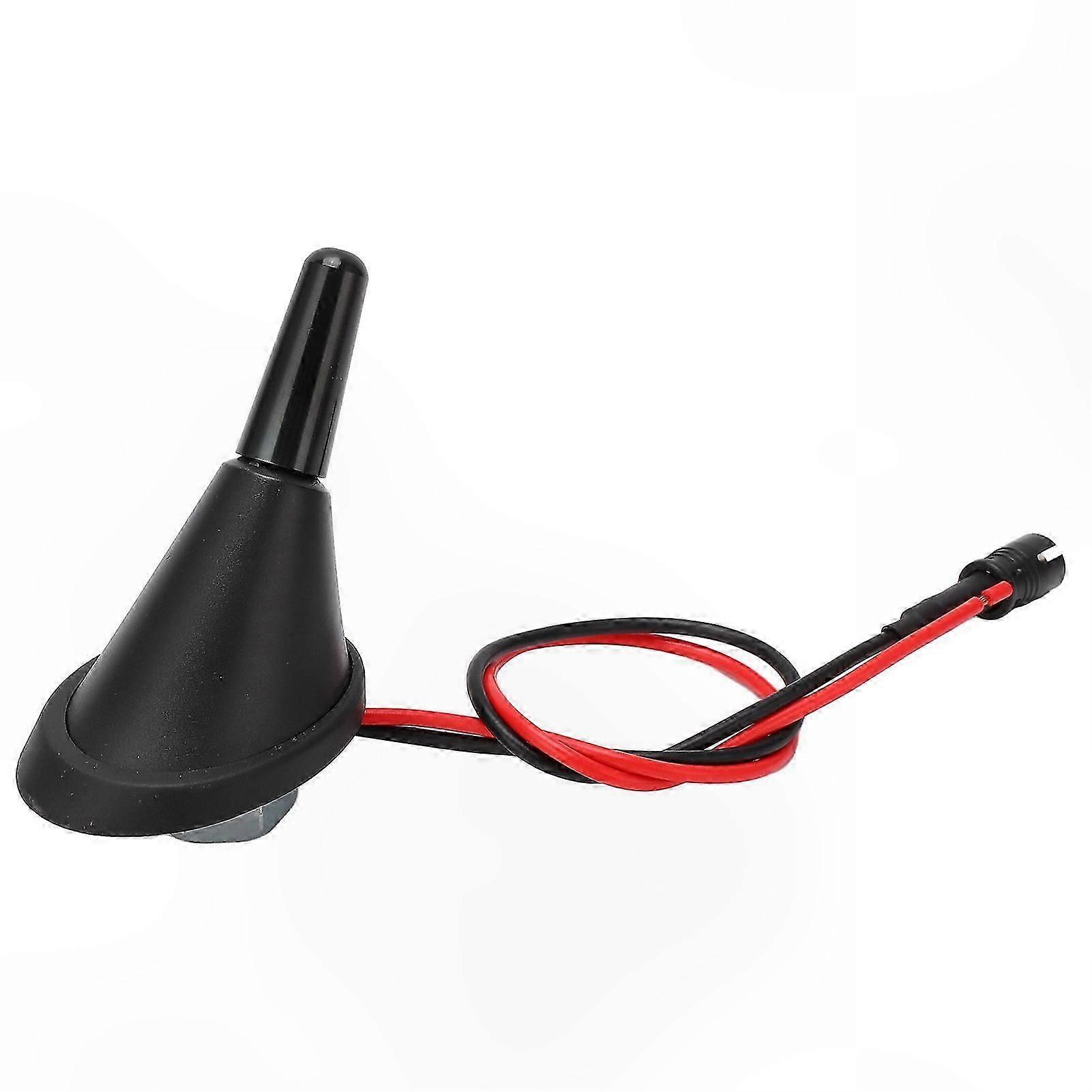 Universal Compact Car Roof Antenna with Amplifier Kit and Short Base for Automobiles