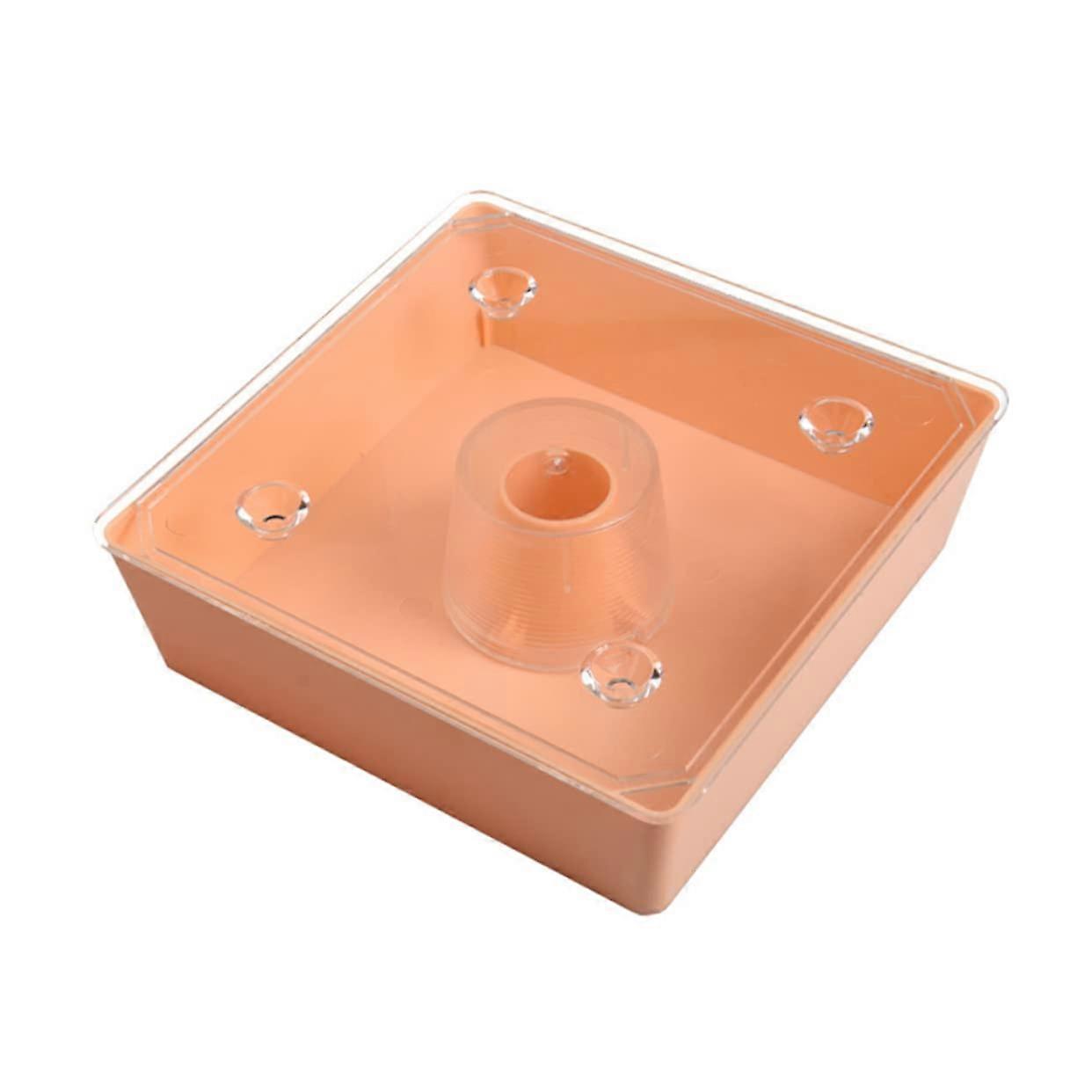 Bee Feeding Bowl Square Beehive Water Feeder for Beekeeping, Easy Installation, Durable Plastic, Ideal for Hydration