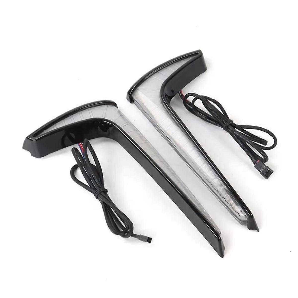 Motorcycle Front Fairing LightIndicator Black and White