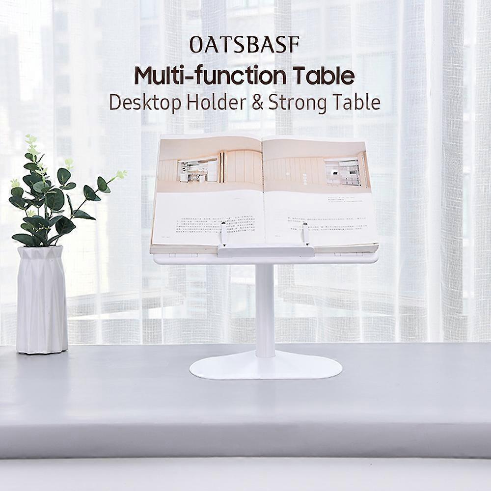 OATSBASF Multi-function Table Desktop Holder Phone Laptop Notebook Stand Adjustable Angle Ergonomic Design Compatible for Most Laptops and Phones