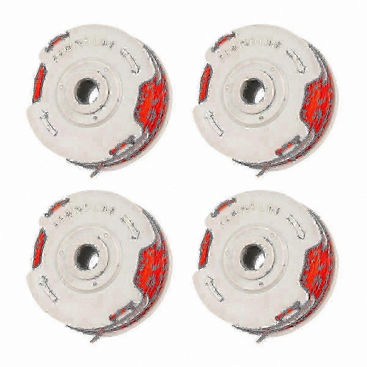 4-Pack Replacement String Trimmer Spool Line for Cordless Electric Trimmers