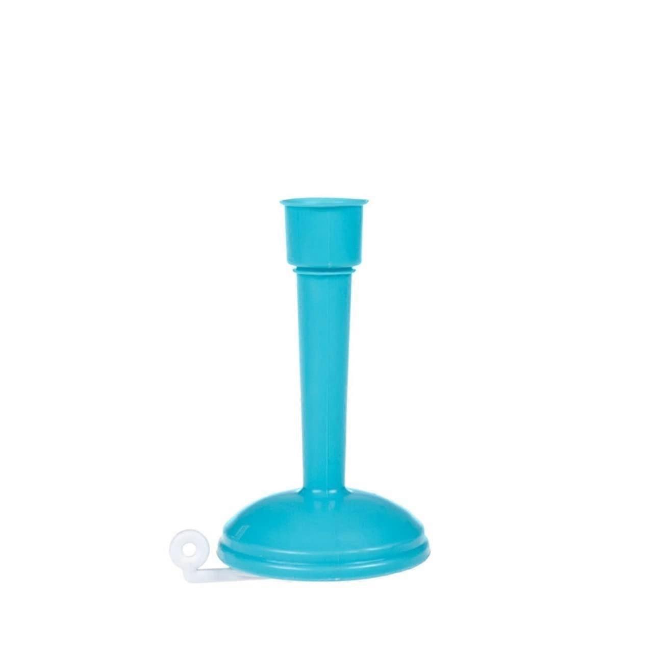 Silicone Faucet Extender For Kids, Rotating WaterSaving Spray, Kitchen Tap Attachment, Short Blue