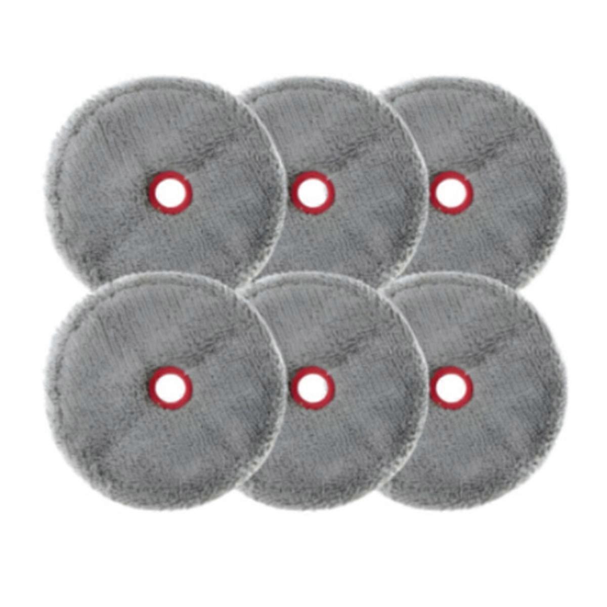 6PCS Mop Pads for Code Zero Roboking Ai Vacuum Attachment T Replacement Mop Cloth