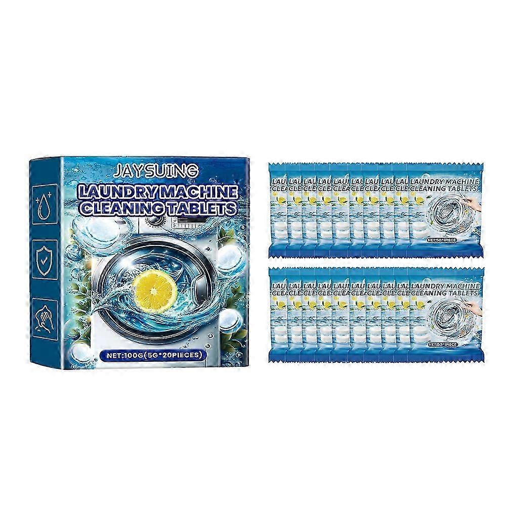 Fresh Washing Machine Cleaner White Count Powder Effervescent Tablets