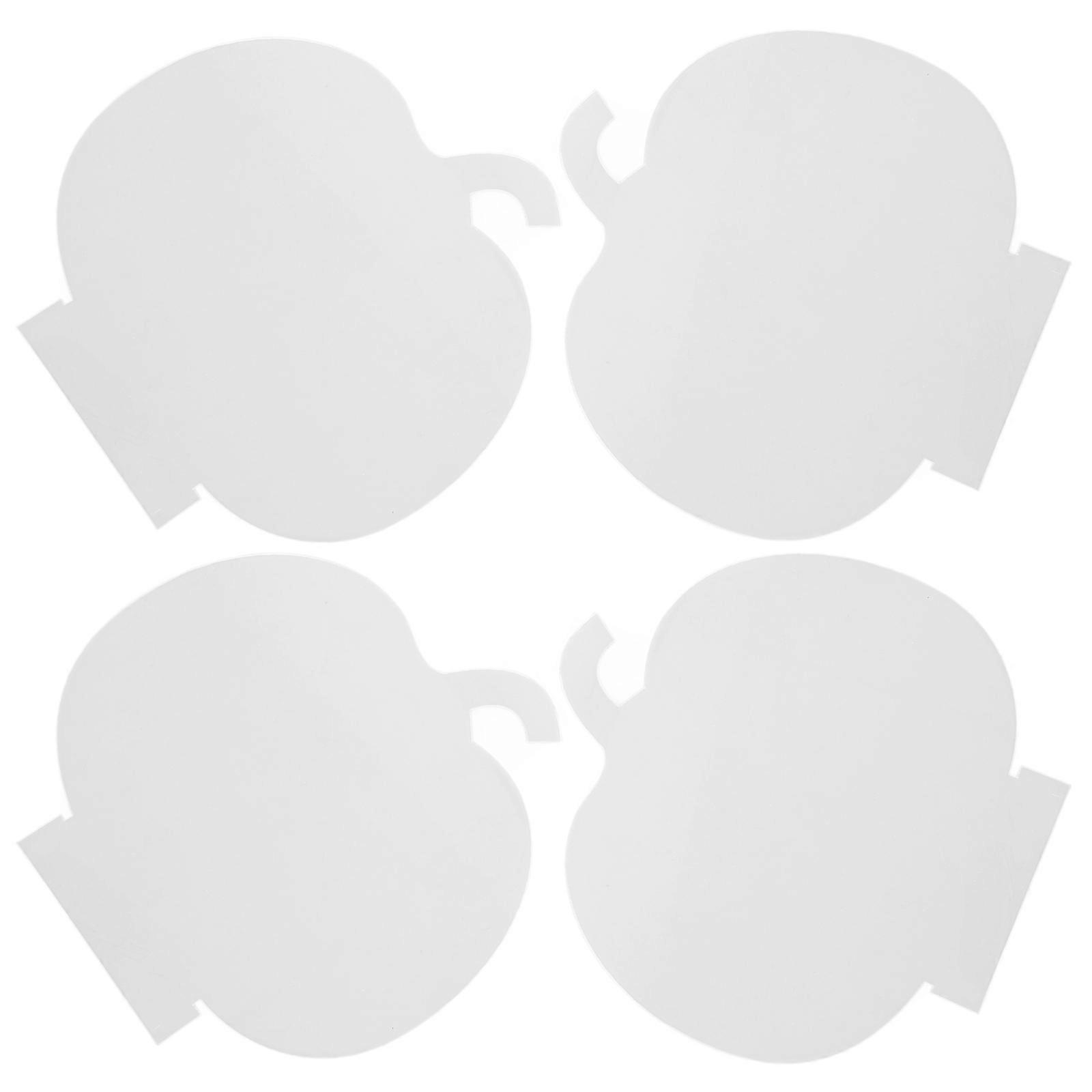 Light Sign For Halloween 4Pcs Acrylic Sign Clear Pumpkin Board Led Light Base Suitable For Adults And Diy Enthusiasts Transparent Design