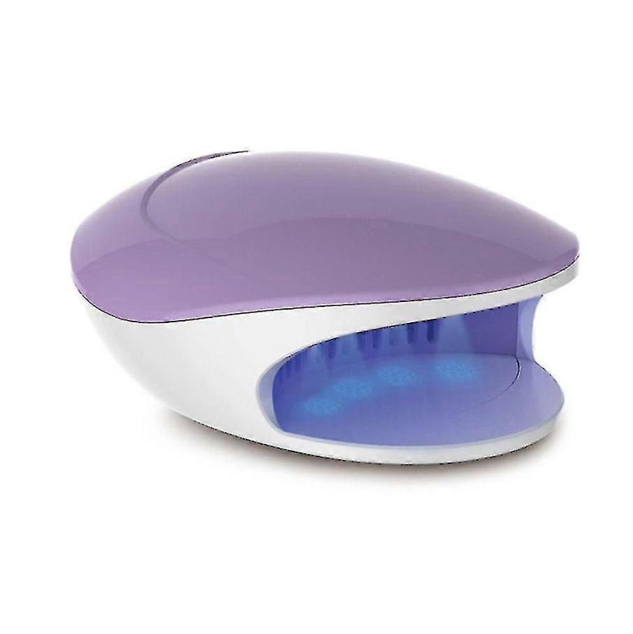 Nail Dryer for Regular Polish: 2 in 1 Nail Dryer with Fan and UV Light - purple