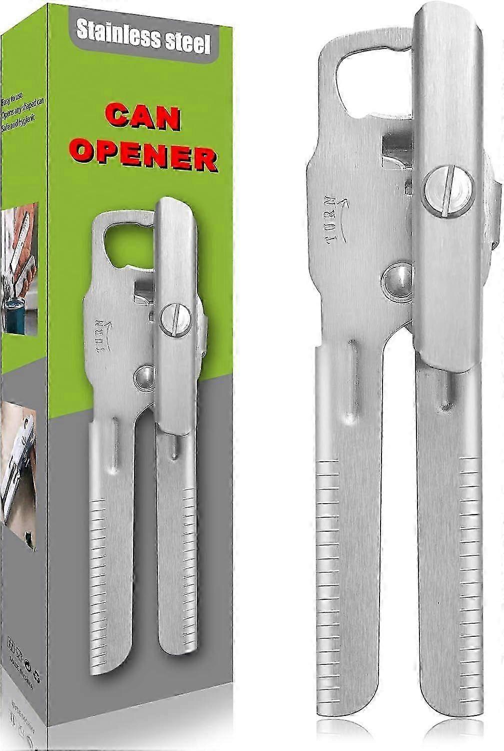 Can Opener Heavy Duty Stainless Steel Manual Can Opener Oversized Easy Turn Knob