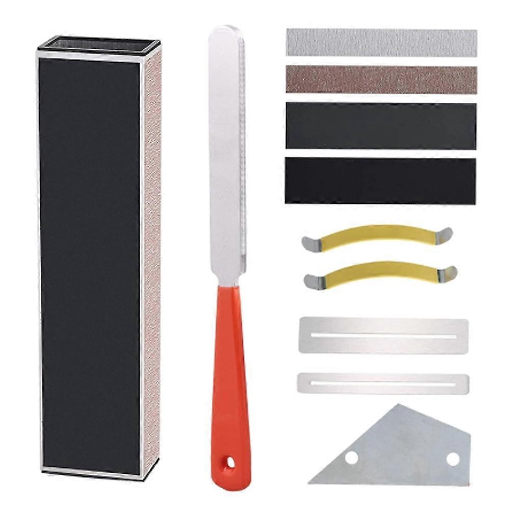 Guitar Luthier Tool Kit for String Spreader and Fret Crowning 1Set