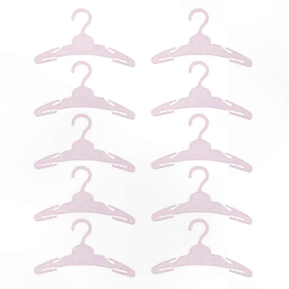 10-Pack Mini Hangers for Doll Clothes Storage and Display Accessories