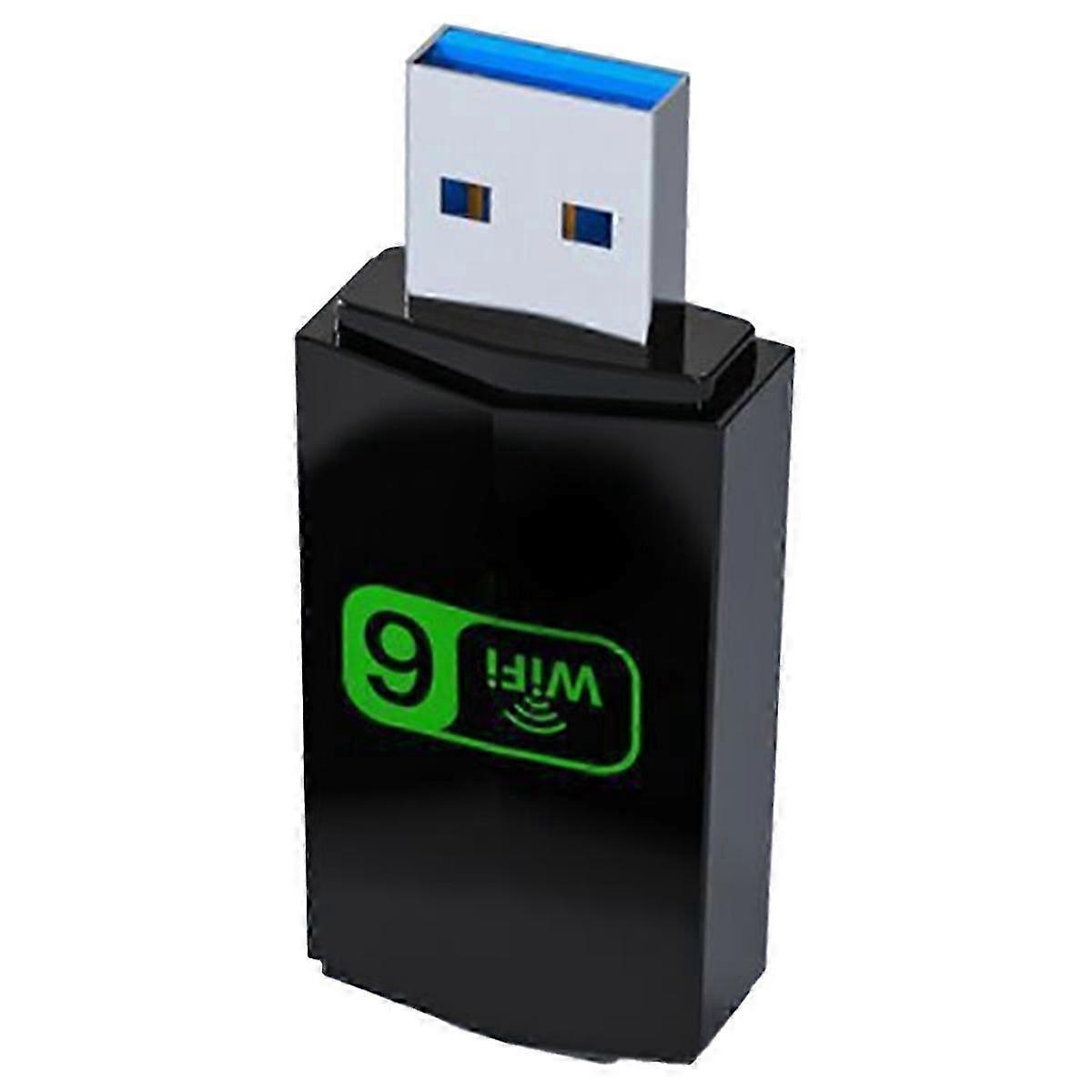 Mini 1800Mbps WiFi6 USB Network Card with 5Ghz Support for PCs - Wireless Receiver