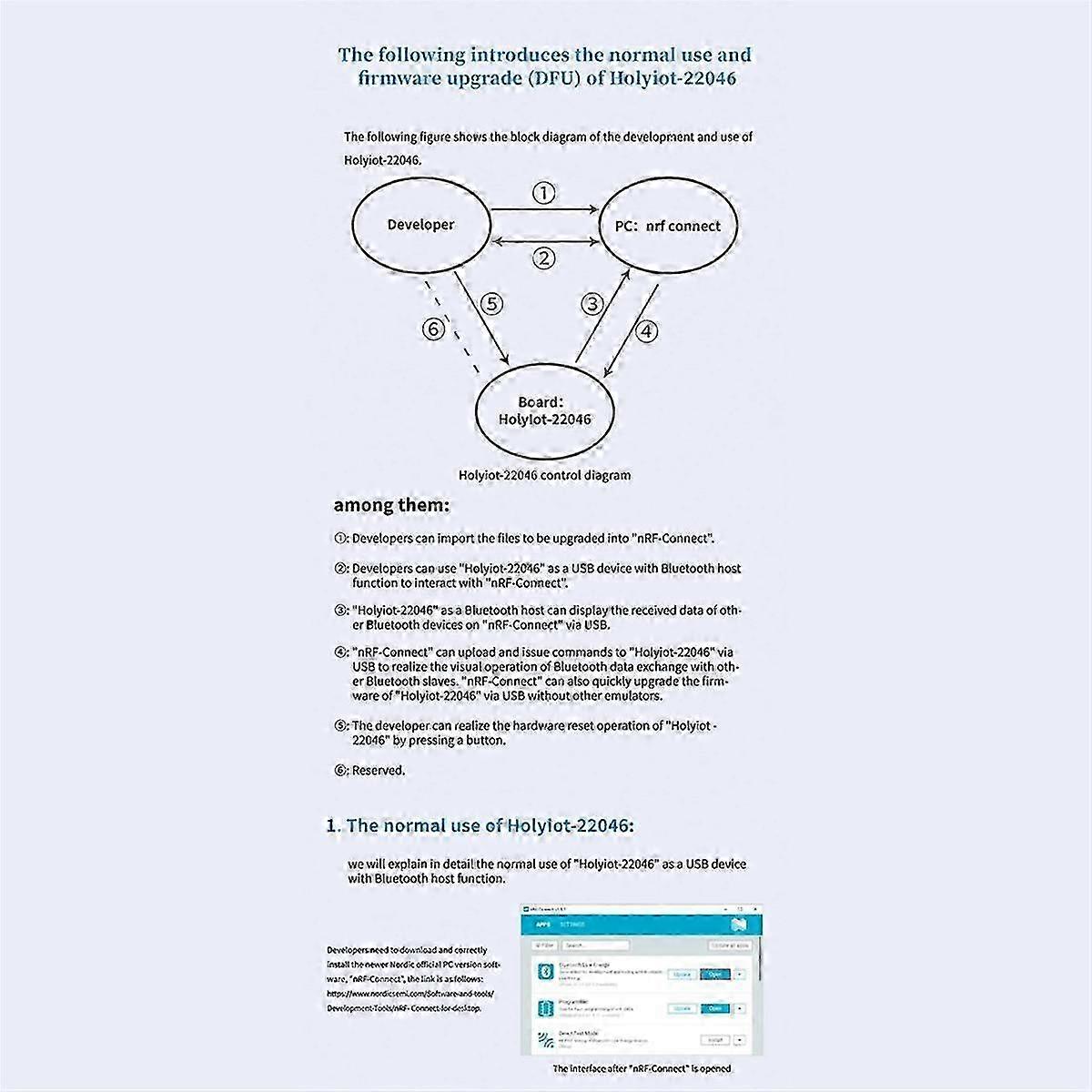Enhanced NRF52840 USB Dongle with Bluetooth 5.3 for Bluetooth Development and Evaluation Module
