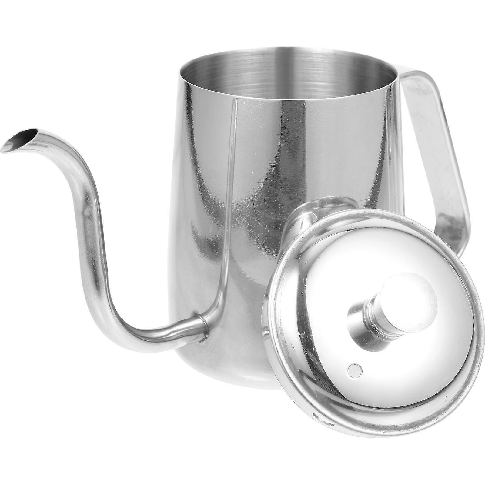 Silver Coffee Kettle Stovetop Kettle for Convenient Kitchen Use