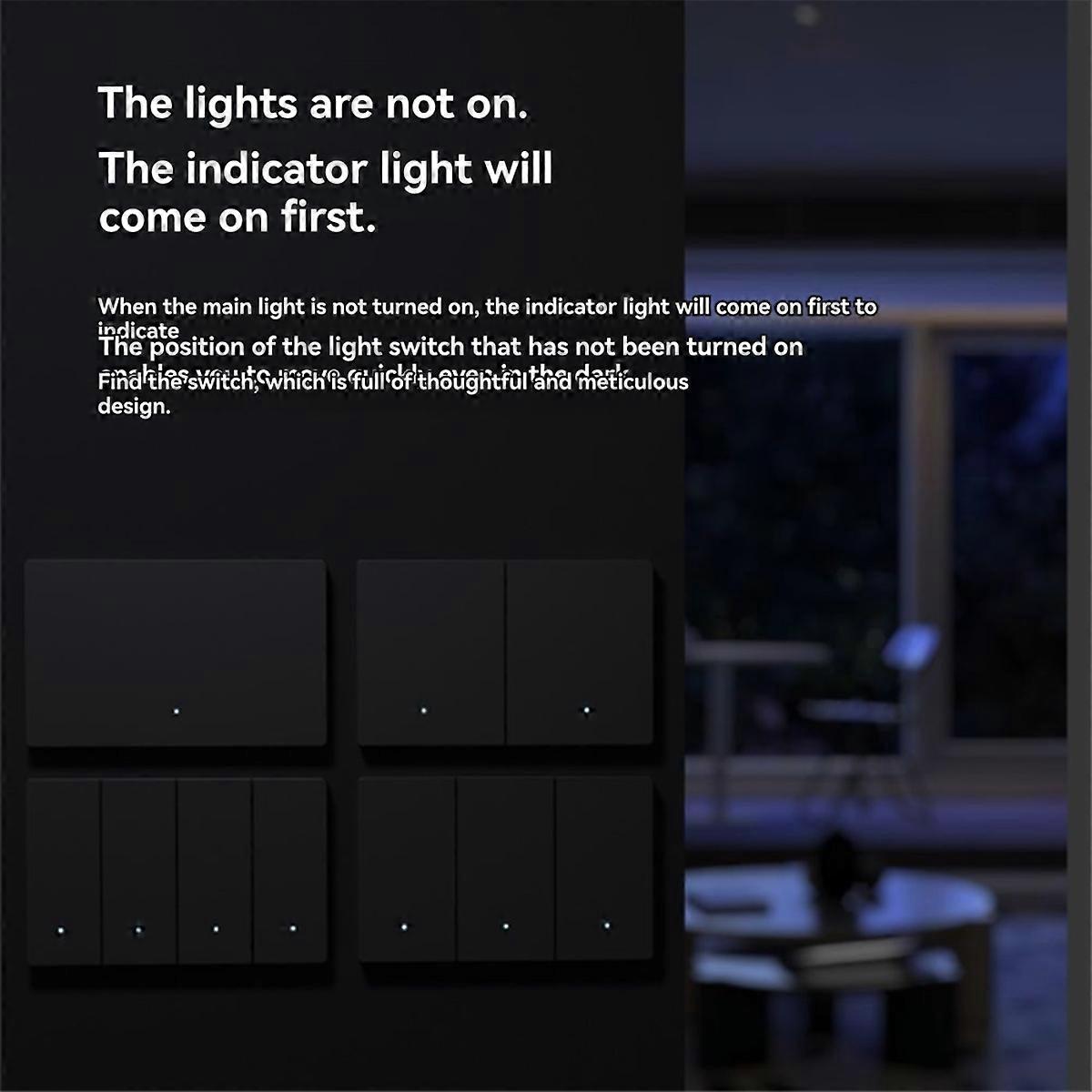 Tuya Zigbee Smart Zero Fire Switch Wall Light Switch Smart Control for APP 1 Gang