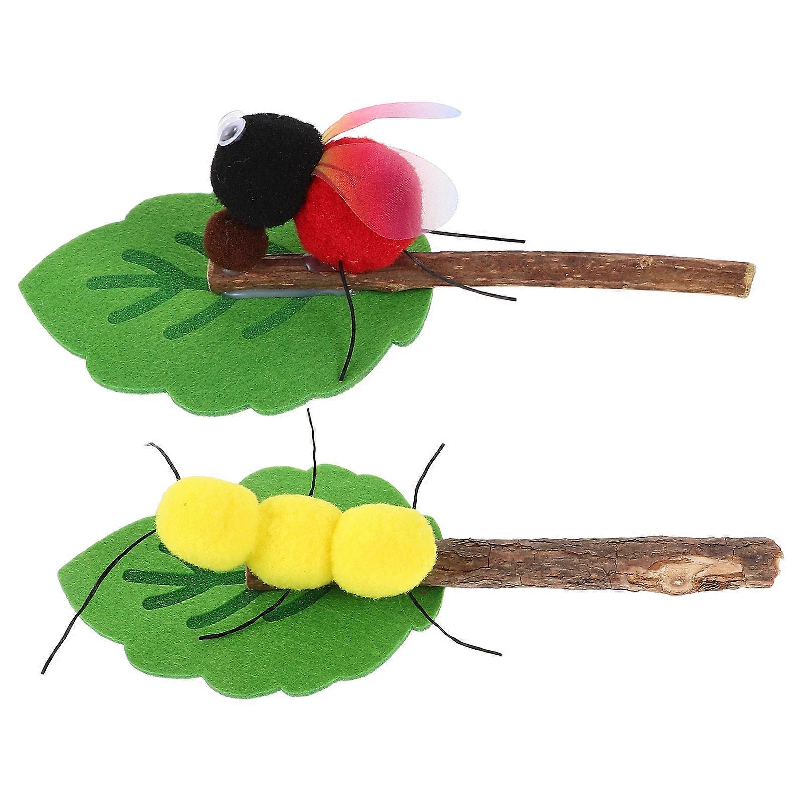 Cat Chew Sticks Felt Silvervine Interactive Kitten Teething Toys for Cats 8Pcs