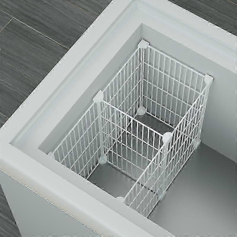 Ice cream bar divider storage rack multi-layer grid ventilation improves freezer storage efficiency