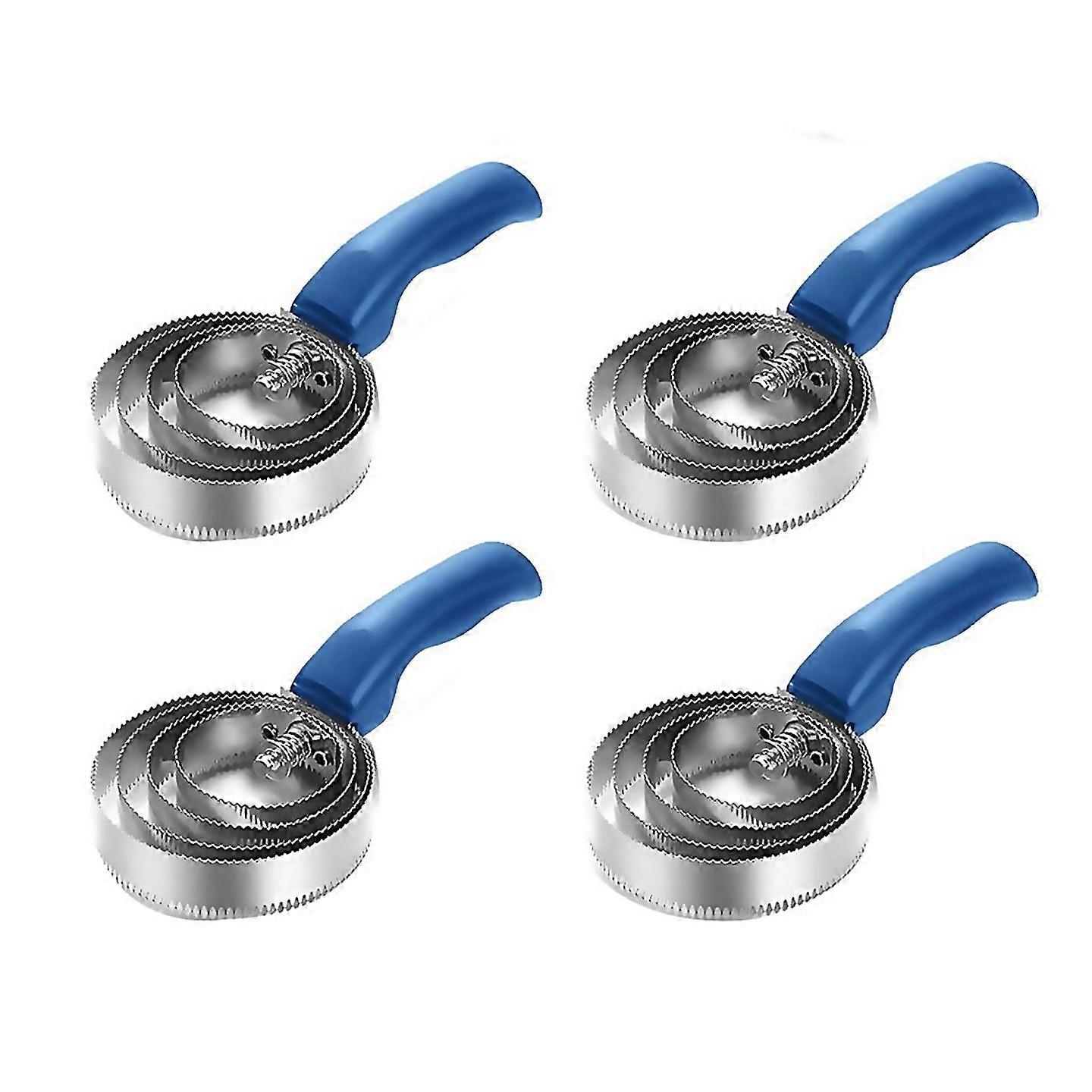 För 4-pack 4 ringar Kam hästborste Metallborste