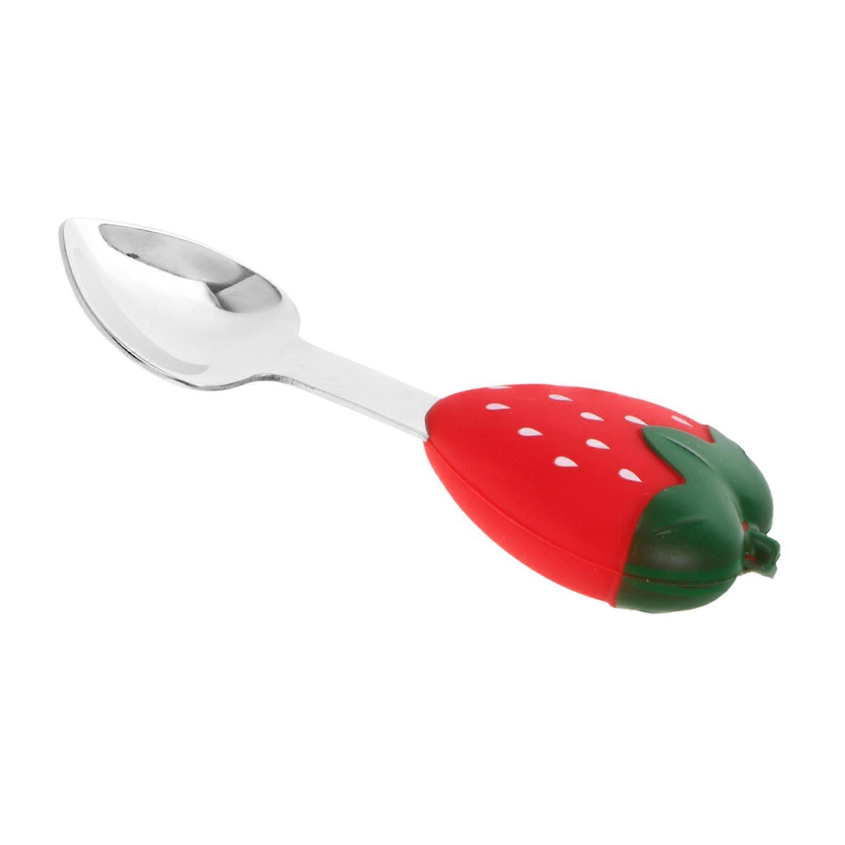 Safe Utensils For Boys And Girls Fork And Spoon Set Short Handle Stainless Steel For Meal Time