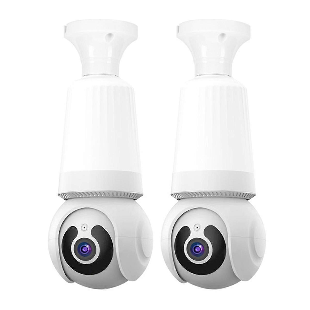 3MP Bulb Camera 360° Bulb and Camera 2in1 Wifi Two-way Talk B