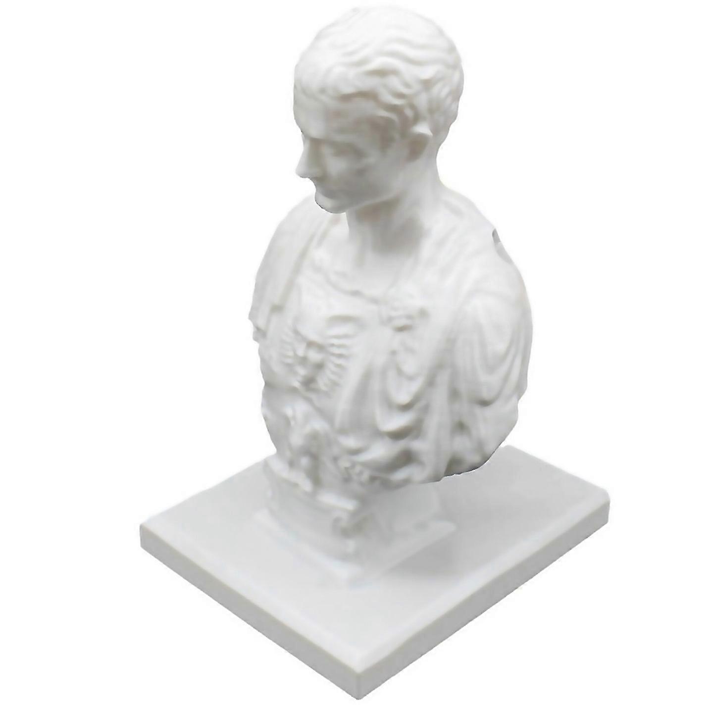 For Pencil Holder Office Decorcaesar Bust Statue Pen Holder