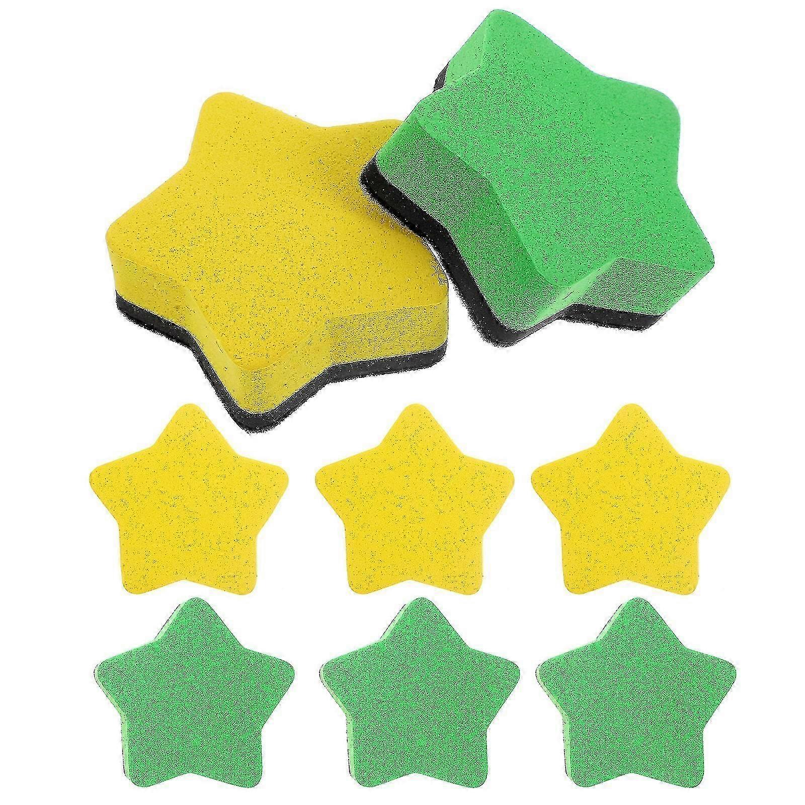8pcs Reusable Whiteboard Wipes Whiteboard Cleaning Tools Classroom Whiteboard Erasers