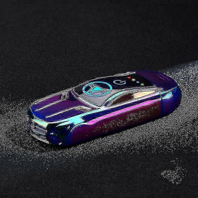 Double Arc Electric Lighter Usb Rechargeable Lighter With Fingerprint Sensor Sport Car Shape 2025