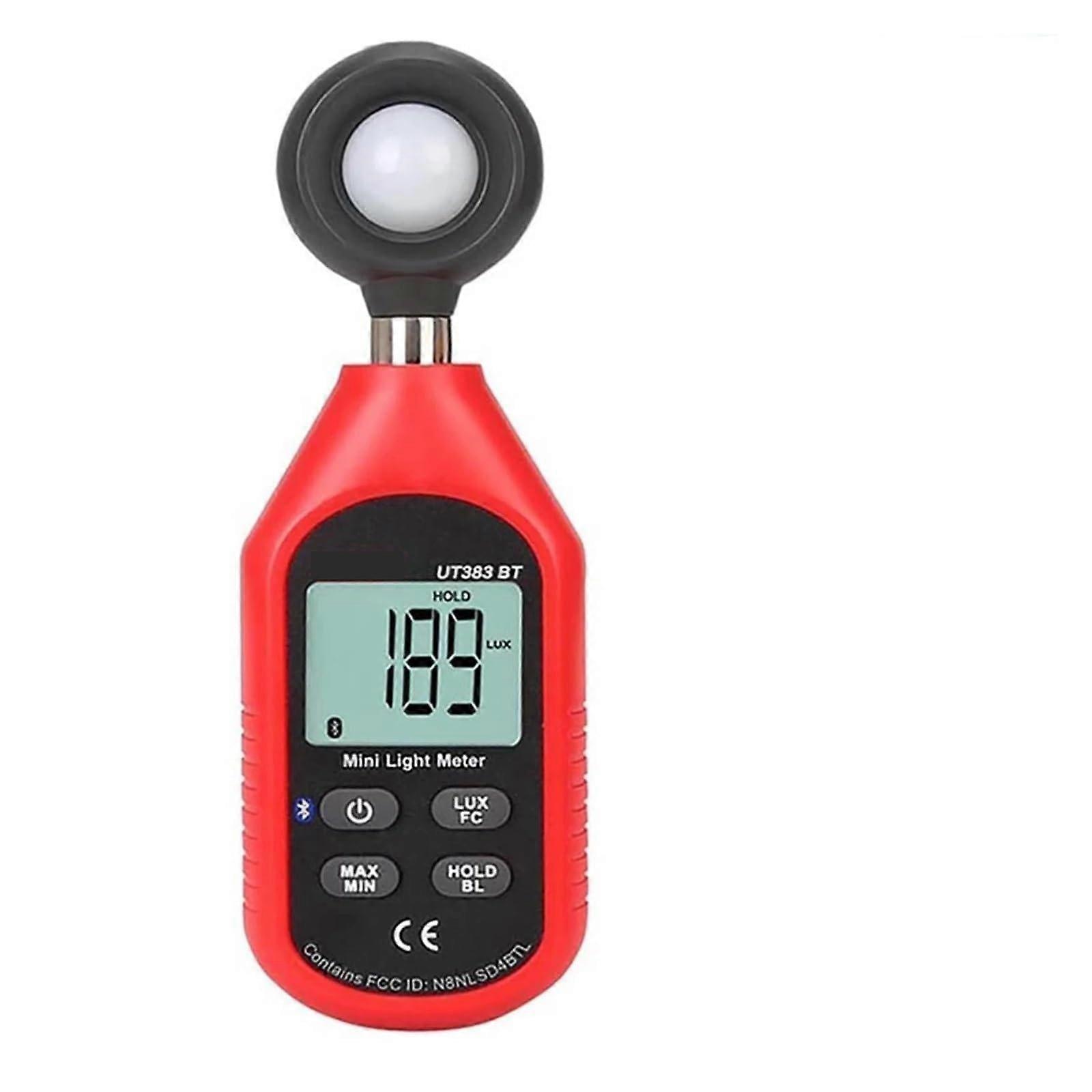 Digital Luxmeter 383BT Mini Handheld Light Meter Illuminometer Environmental Test Equipment