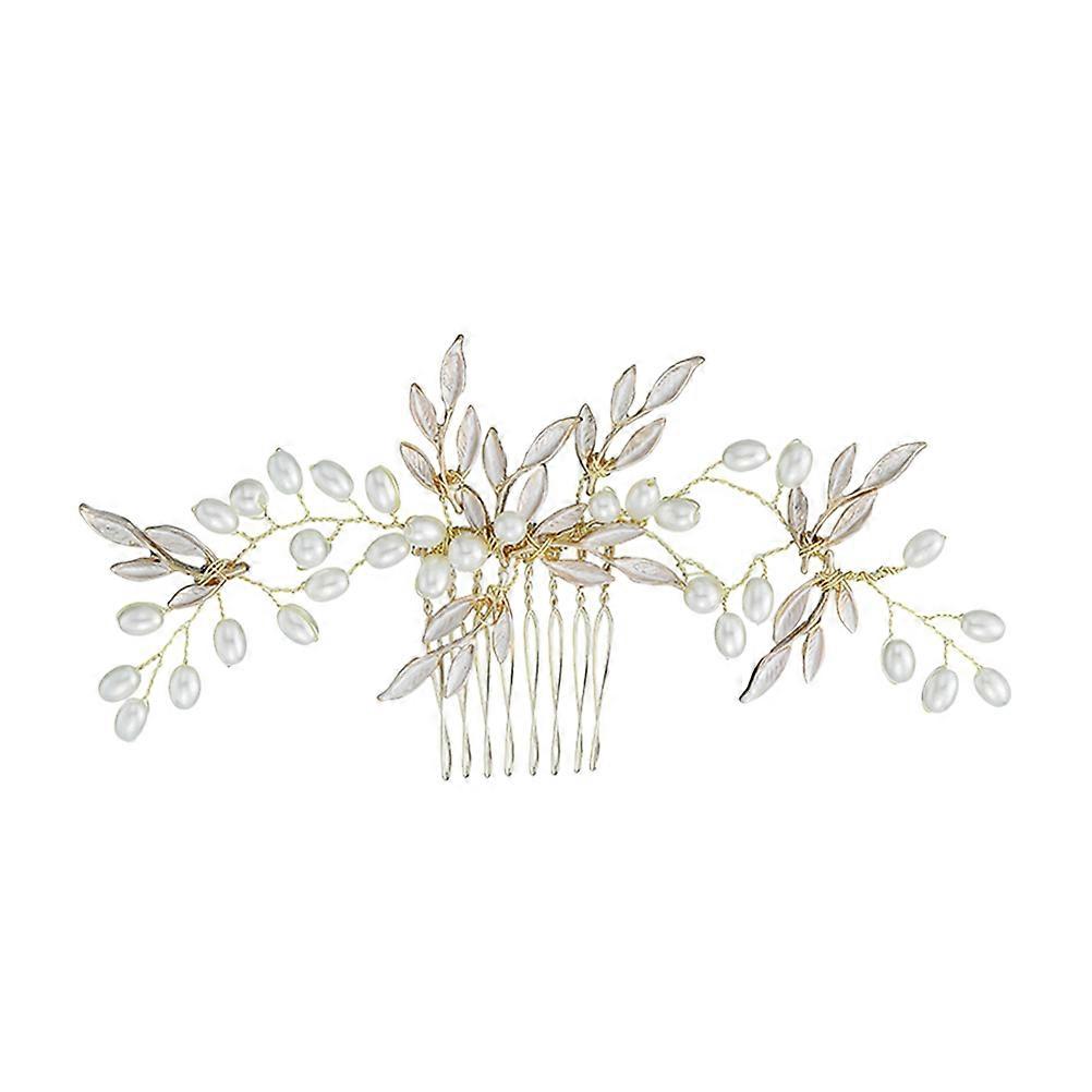 Brudehårtilbehør Blader Hårkamklemme For bruder Romantisk design Bryllupsanledning 1 sett