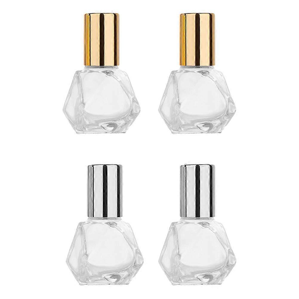 Refillable Perfume Bottle Multi-Function Clear Essential Oil Roll-on Bottles 16Pcs