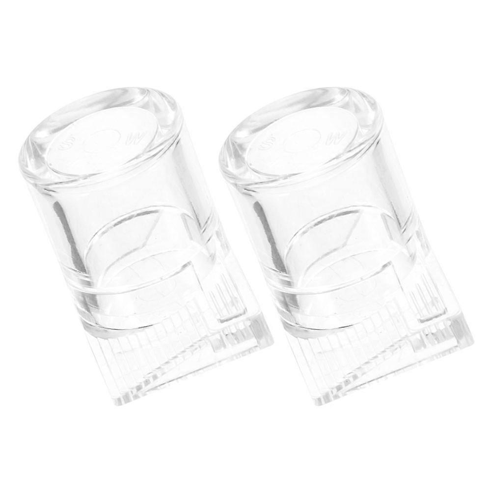 Mangeoire à fourmis en acrylique transparent pour reptiles, solution d'hydratation, design compact, 2 pièces