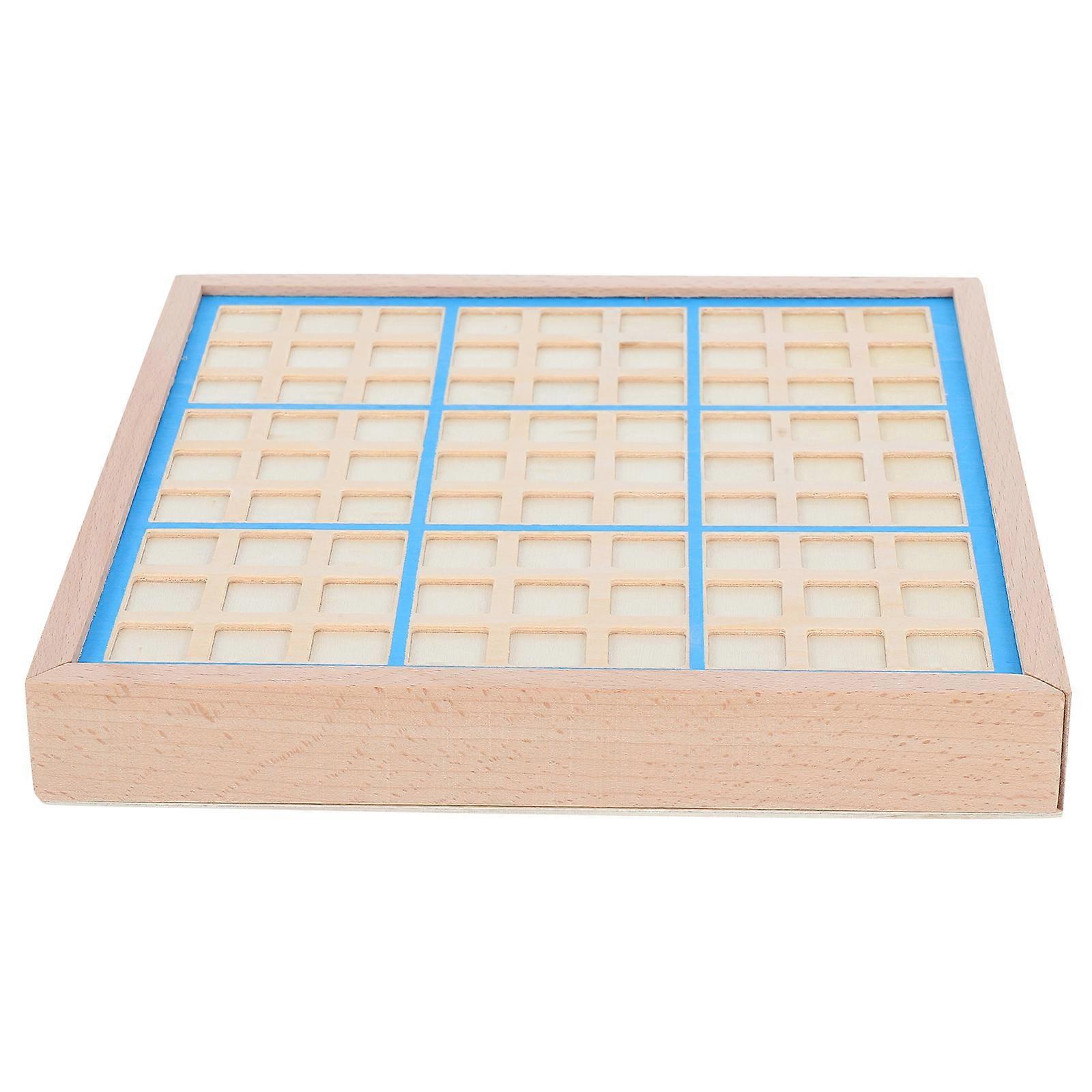 Educational Kids Board Game 2Pcs Indoor Square Blue Logical Reasoning Training
