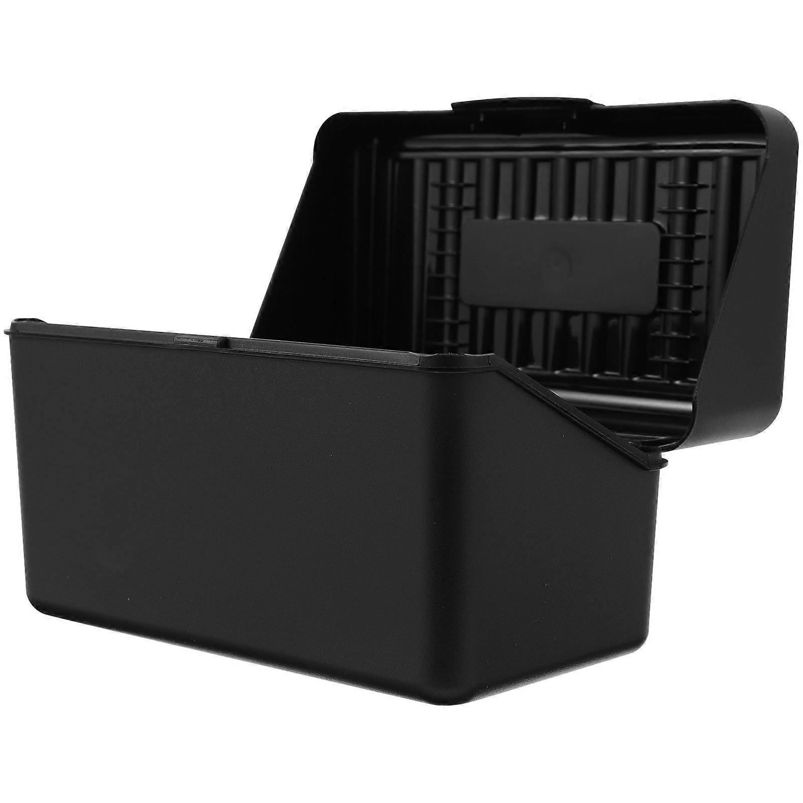 Multi-function Business Card Holder 3Pcs Client Record Card Box For Office Supplies 14.5X9X8CM Dust Protection