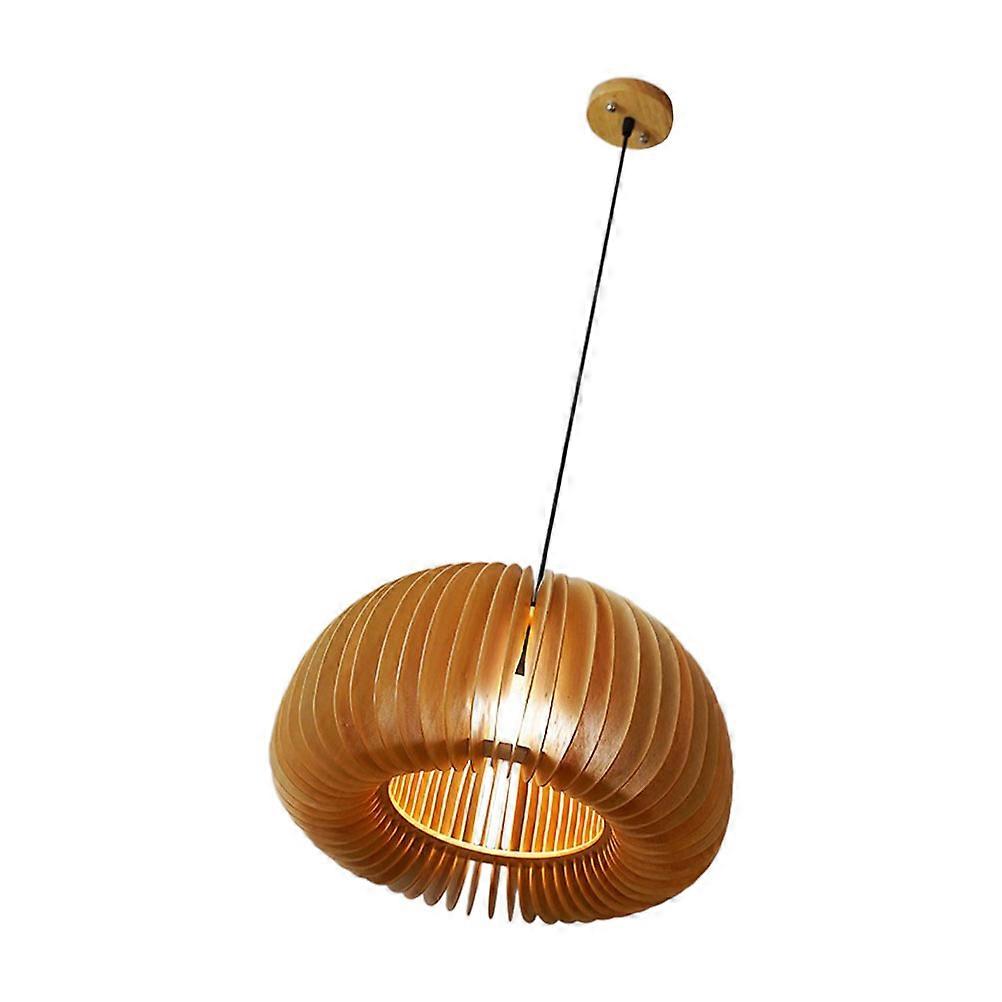 Wood Hanging Lamp Single Head Chandelier for Decor 4Pcs Practical Ceiling Lamp