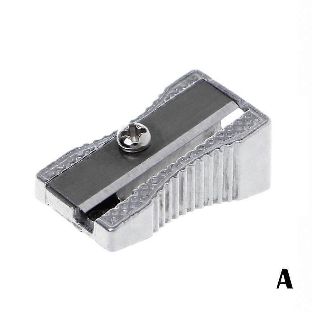1Pcs Metal Pencil Sharpener SingleDouble Hole Pencil Hot Deco Sharpener