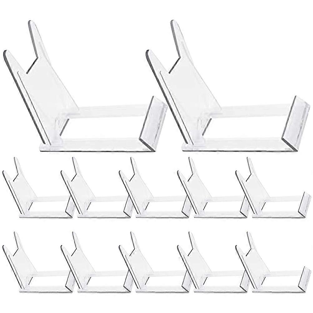 Easel Photo Frame Holder Display Stand For Plates Perfect For Art Class Bookstore 24 Pcs Plastic