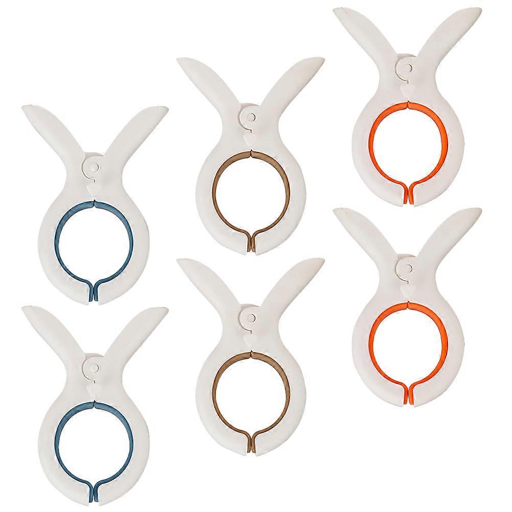 Quilt Fixing Clips 30 Pcs Assorted Color Windproof Clips for Laundry Drying Household General Users Rectangular Clamp