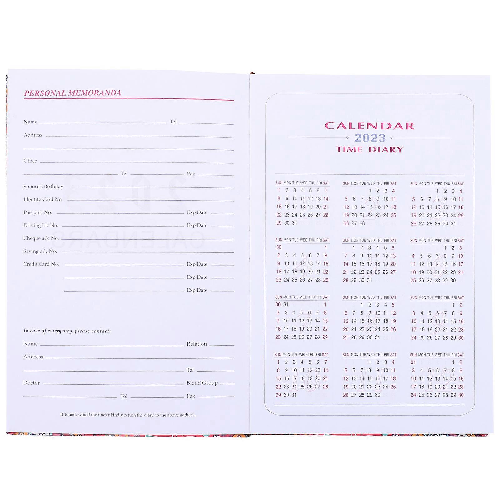 Multi-Function Notepad Household for 2Pcs Convenient Planner Memo Pads
