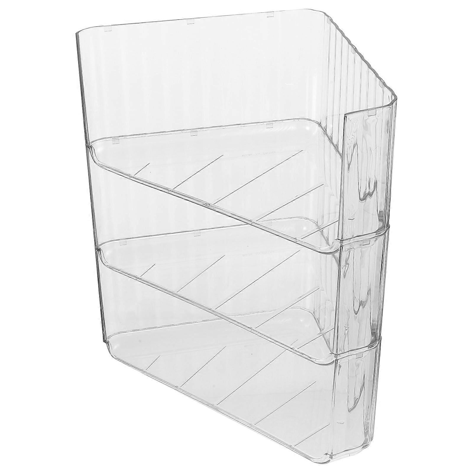 Bathroom Corner Shelf Organizer with Transparent Pet Material for Storage 2Sets